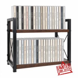 2 Tier CD Storage Rack