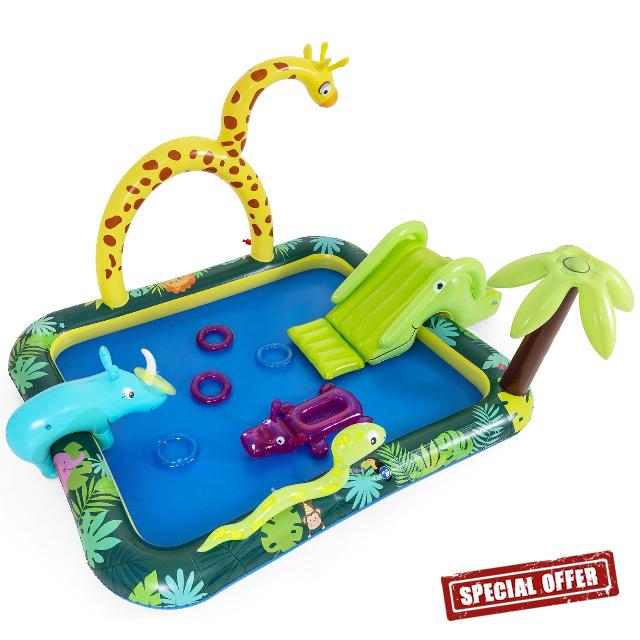 Maxmass Inflatable Water Play Center
