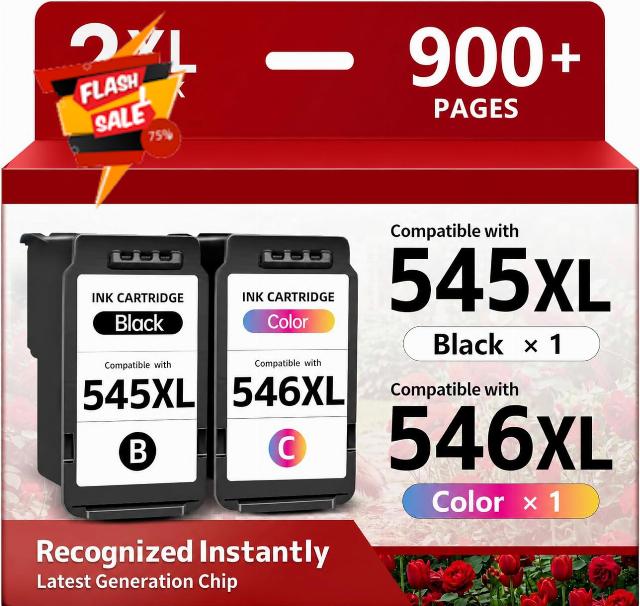 545XL 546XL Replacement for Canon 545 546 Ink Cartridges - High Yield | Recognised Instantly