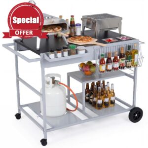 COSTWAY Pizza Oven Cart