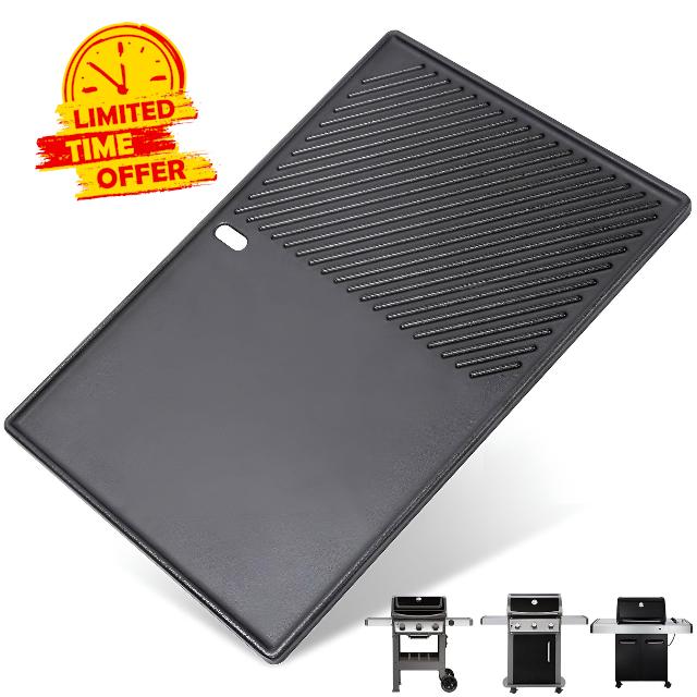 7598 Cast Iron Flat Griddle for Weber Spirit 300 & II 300 Series