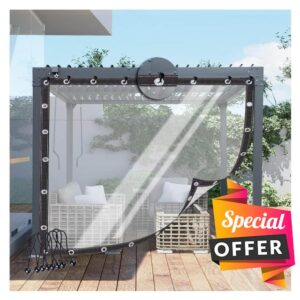 Heavy Duty Waterproof PVC Pergola Side Panels