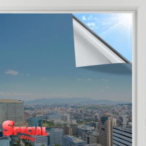 abbitgoo Heat Reflective Window Film Privacy Film for Glass Windows