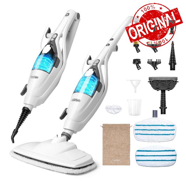 VonHaus 10-in-1 Steam Mop – 1500W Floor Steamer & Handheld Steam Cleaner