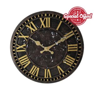 Mateju Sealed Garden Clocks Outdoor Waterproof 30cm