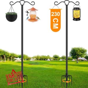 NUERPO Shepherd Hooks 2 Pack 230cm Outdoor Metal Double