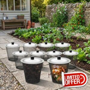 Inground Worm Composter with Lids
