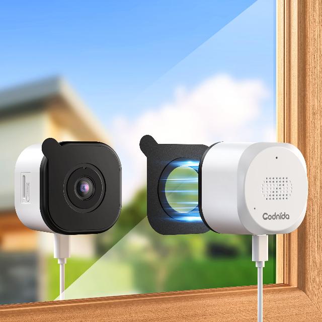 Codnida 3MP Window Camera for Home Security