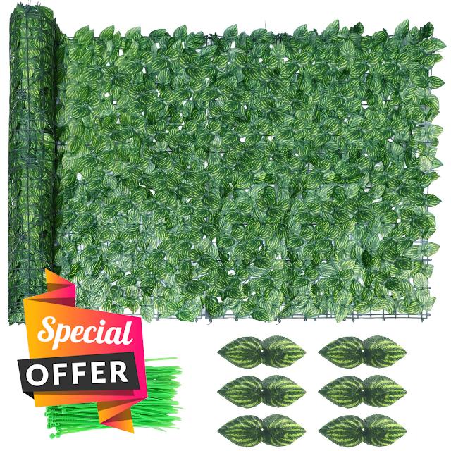 Artificial Ivy Fence Screening