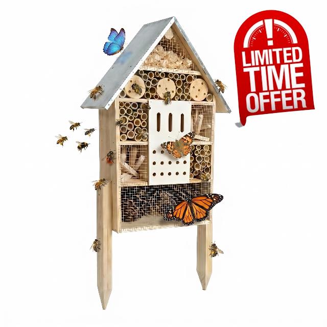 Relaxdays Insect Hotel with Stand