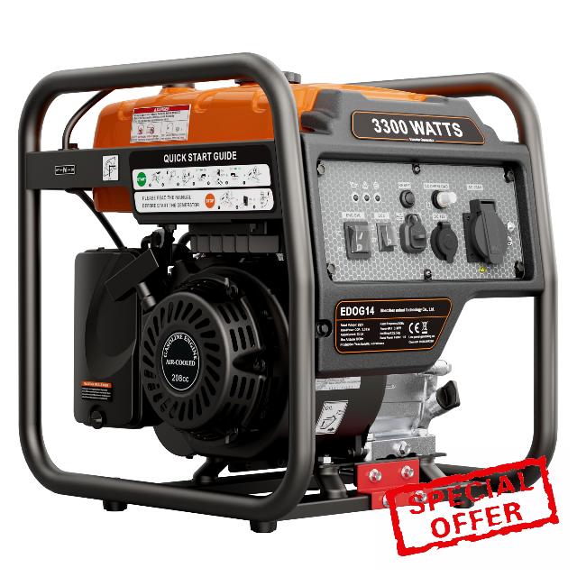 Efurden 4300W Petrol Inverter Generator
