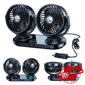 Car Fan 12V 24V Dual Head Cooling Fan