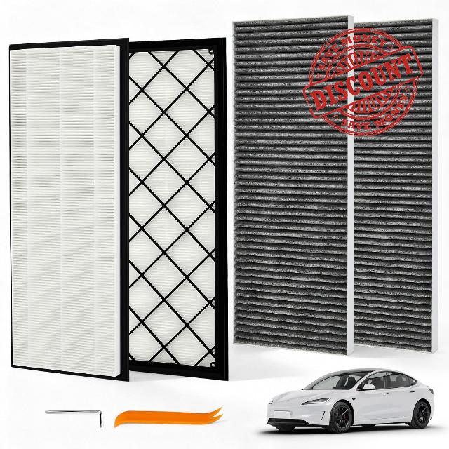 4-Pack Cabin Air Filters for Tesla Model Y & Model 3
