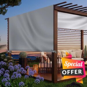 Universal Pergola Replacement Canopy Outdoor Canopy Shade Cover Waterproof Shade Top Cover for Outdoor Patio Porch Backyard(14 x 10 ft