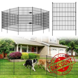 No Dig Decorative Garden Fence