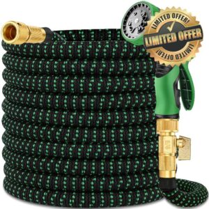 Expanding Garden Hose Pipe 200 ft - Expandable Garden Hose Leak-Proof with 4 -Layer Latex Core - 2026 Version/New Patented