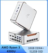 Blue-bordered product images showing electronic device from different angles. Clean, minimalist presentation of tech product against white background.