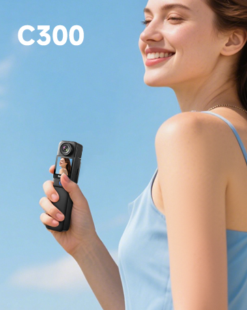 SJCAM C110 Mini Body Camera,with 64GB Card, 4K 200min Bodycam with Audio & Video Recording,EIS St...