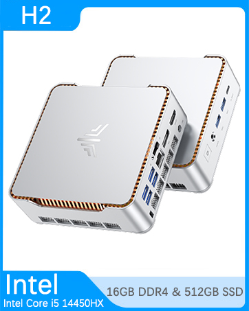 Text reads 'Ryzen 3' and '16GB DDR4 & 256GB SSD'. Silver compact mini PC shown from multiple angles, featuring USB ports and ventilation slots.