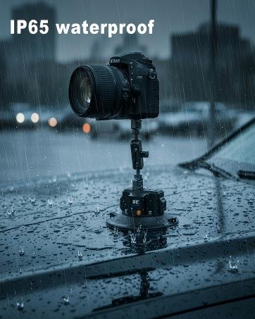 RC SUCKER 6" Electric Vacuum Suction Cup Camera Mount, ABS Car Mount for Camera/Action Camera/Pho...