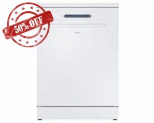 Candy Rapido CF3C9E0W - 13 Place Settings - Start Delay 3-6-9h - Inverter Motor - 5 Programmes - Freestanding Full Size White Dishwasher - 85x60x60 (HxWxD) - C Energy Rating           [Energy Class C]
