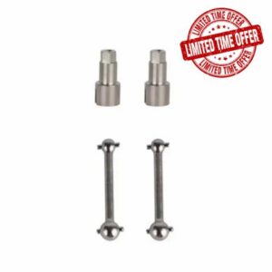 For LDRC A86 LD1801 LD1802 LD1803 LD1804 A01 A02 1/18 2pcs Metal CVD Drive Shaft RC Car Upgrad Replacements Accessories RC Accessories