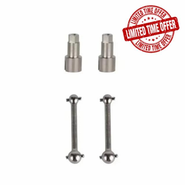 For LDRC A86 LD1801 LD1802 LD1803 LD1804 A01 A02 1/18 2pcs Metal CVD Drive Shaft RC Car Upgrad Replacements Accessories RC Accessories