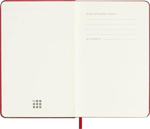 Hard Cover 12 Month Diary with Space for Notes and Elastic Closure
