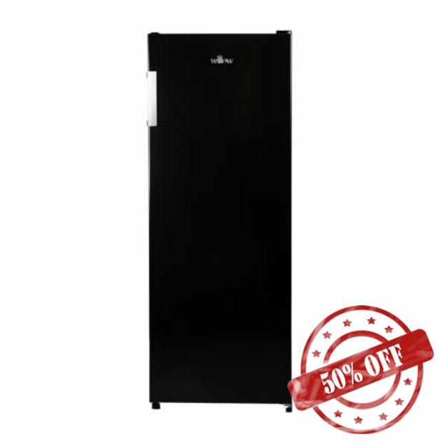 Willow WTF166B 166L Total No Frost Freestanding Tall Freezer 4* Rating Automatic Defrost Reversible Door Quiet - Black           [Energy Class E]