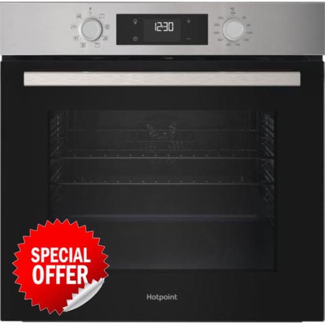 Hotpoint HO 255C X UK Built In Electric Single Oven - Stainless Steel - A Rated           [Energy Class A]