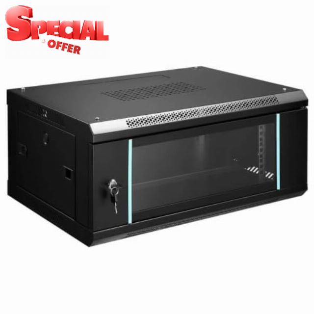 JUSTOP 4U Wall Mounted Network Cabinet