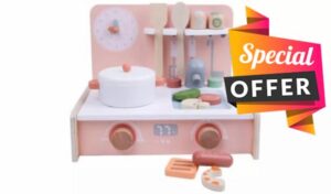 Wooden Table Top Mini Kitchen Roleplay By Chad Valley