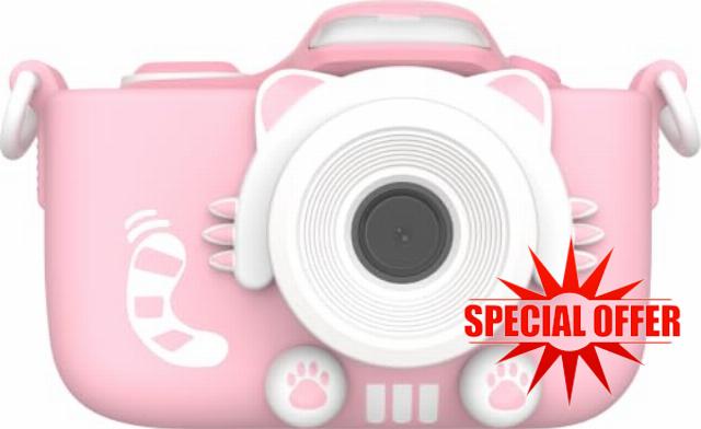 myFirst Kids Camera 3 Full HD 16MP Front HD Digital Camera and Selfie & Macro Lens Memory Card Storage up to 32GB