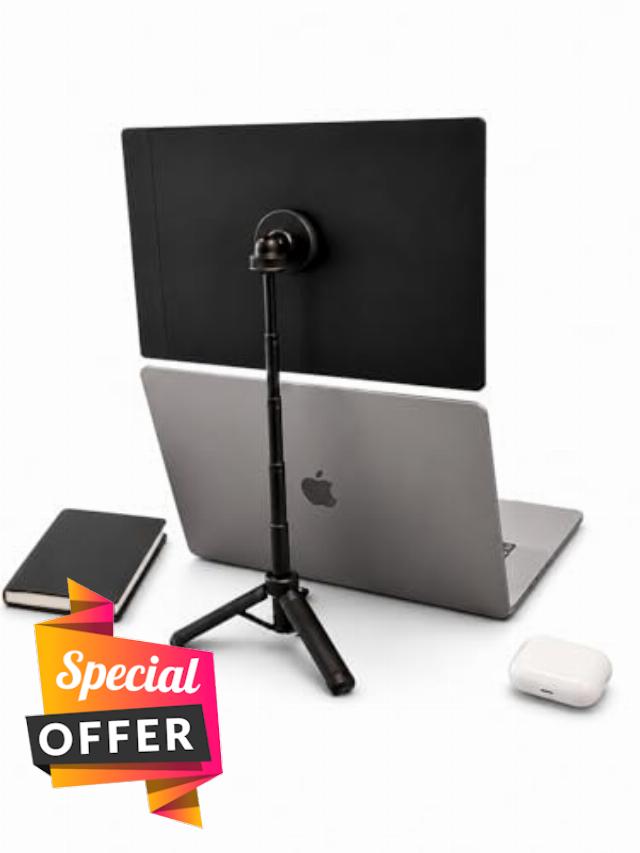 Portable Monitor Stand – Magnetic Adjustable Travel Stand for 15.6" Portable Monitors