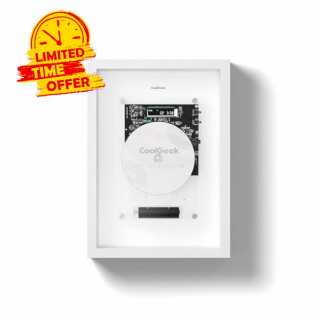 M1 Transparent CD Player with Bluetooth and Remote Control for Home