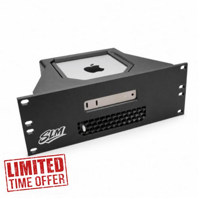 SLM 10 Inch Server Rack for Mac Mini M4 & M4 Pro – 2U Mini Rack with Front Power Button