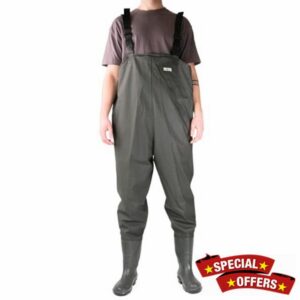 Savage Island Waterproof Chest Waders with Boots - PVC Coated – for Fishing