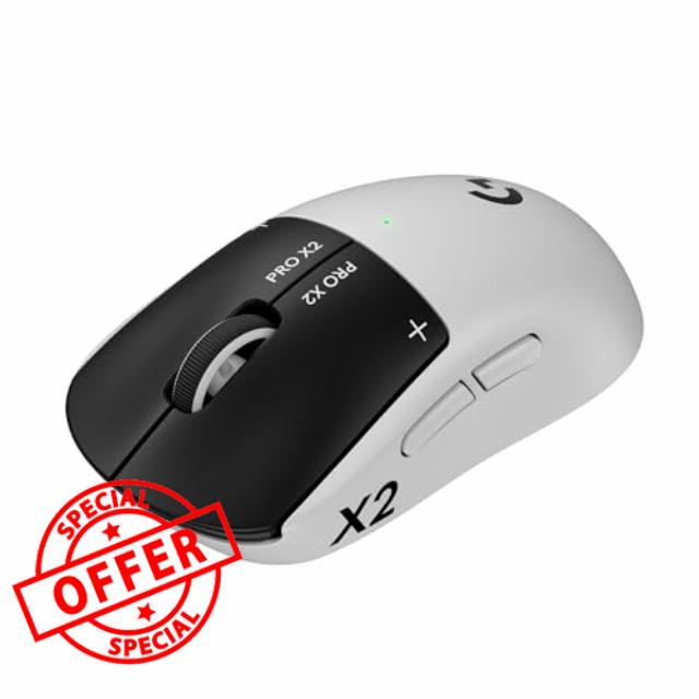 Logitech G PRO X2 SUPERSTRIKE Lightspeed Wireless Gaming Mouse