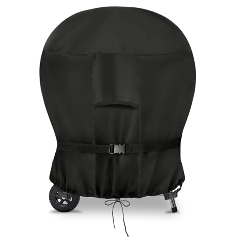 Waterproof Windproof 420D Heavy Duty Round Barbecue Cover with Air Vent