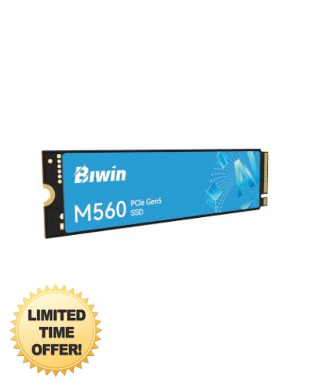 BIWIN M560 Gen5 SSD 2TB