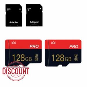 128GB Micro Memory Card Class 10 TF Card with Adapter High Speed Memory Card for Tablet