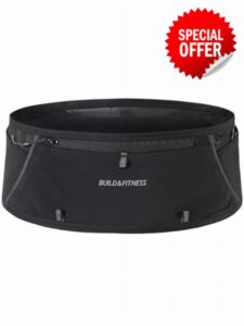 Build & Fitness LITEBELT Ultra Zipper Running Belt – Light