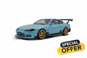 Solido Nissan Silvia S15 Car Model 1:18 JDM Sportcoupé Blue
