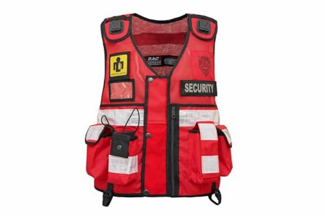 VISION High Visibility Security Vest with Reflective Strips