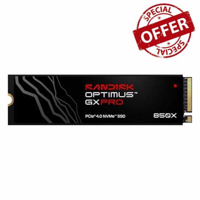 SANDISK OPTIMUS GX PRO 850X NVMe SSD 8TB (Up to 7