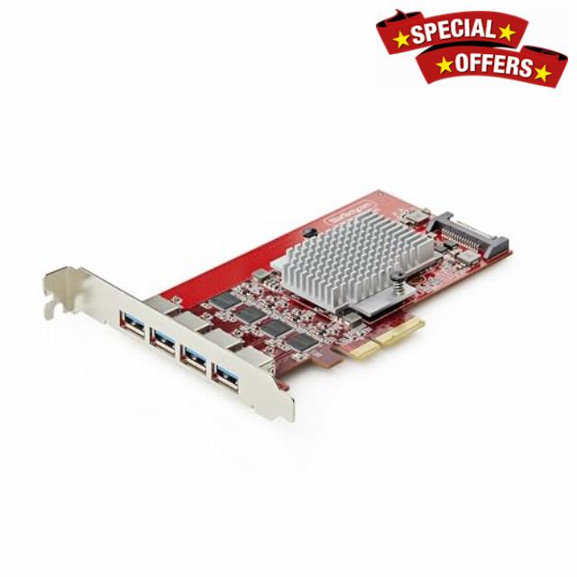 StarTech 4-Port USB-A 10Gbps PCIe Card