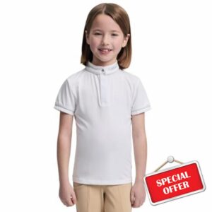 LeMieux Mini Bella Childrens Show Shirt - White