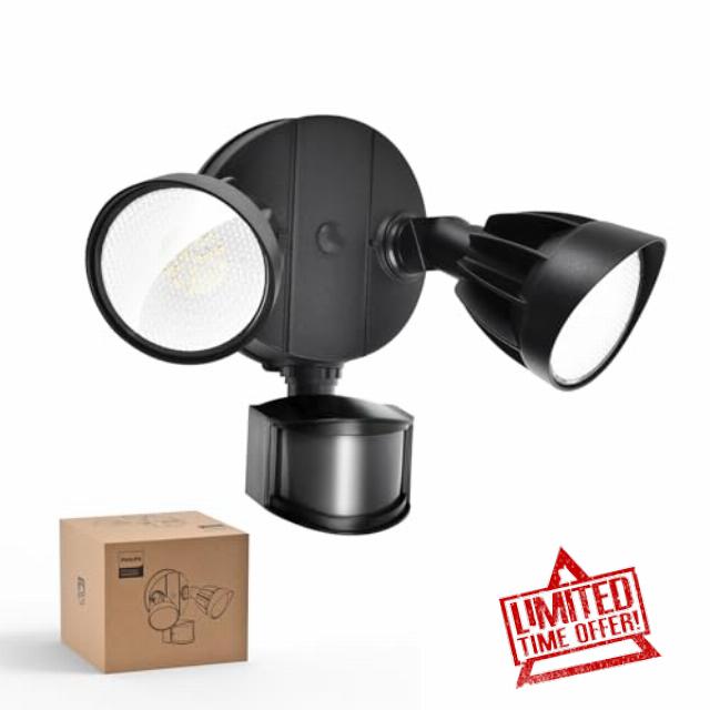 Philips 21W 3000 lm LED Security Light Outdoor w/PIR Motion Sensor