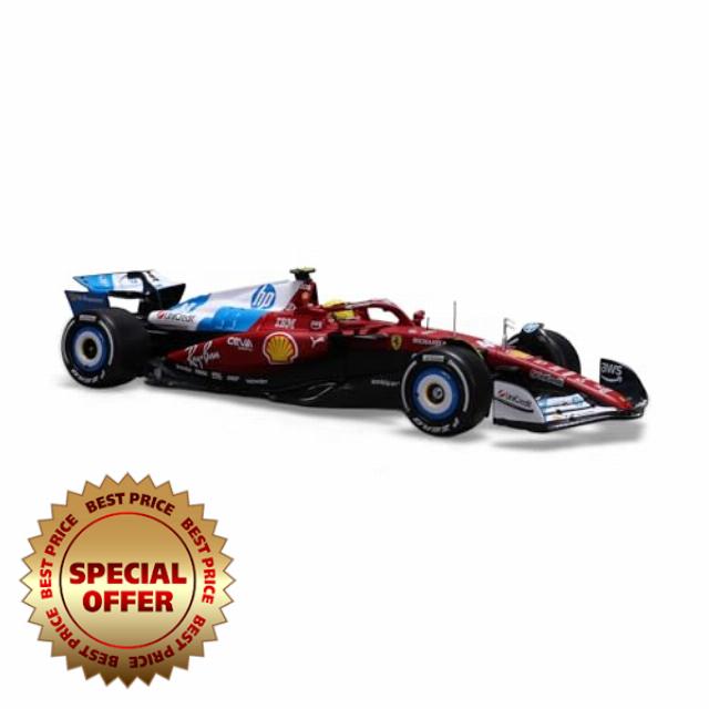 1:24 F1 FERRARI SF-25 2025 HAMILTON WITH HELMET MIAMI GP