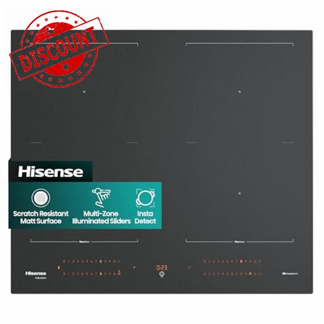 Hisense Hi8 HI6443SRWF 60cm Induction Hob - Matt Black